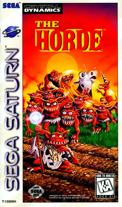The Horde box art for Sega Saturn